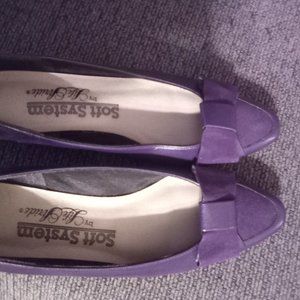 Purple leather Life Stride dress shoe